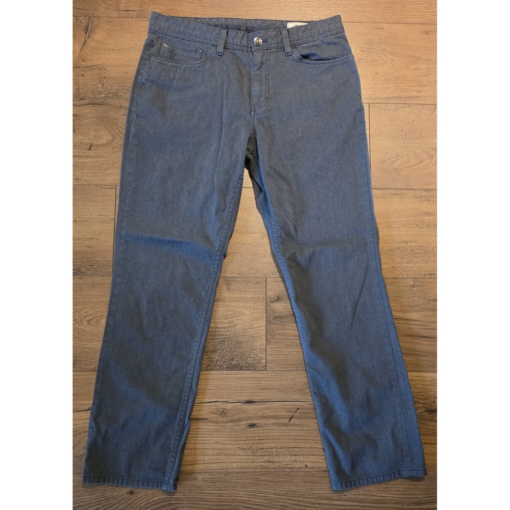 English Laundry Jeans Mens 32X30 Straight Leg Denim Gray Casual Pants (32x28)